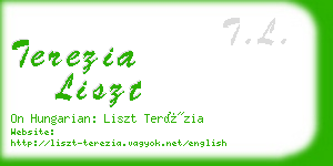 terezia liszt business card